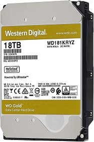 WD181KRYZ Western Digital 18TB WD Gold Enterprise Internal HDD